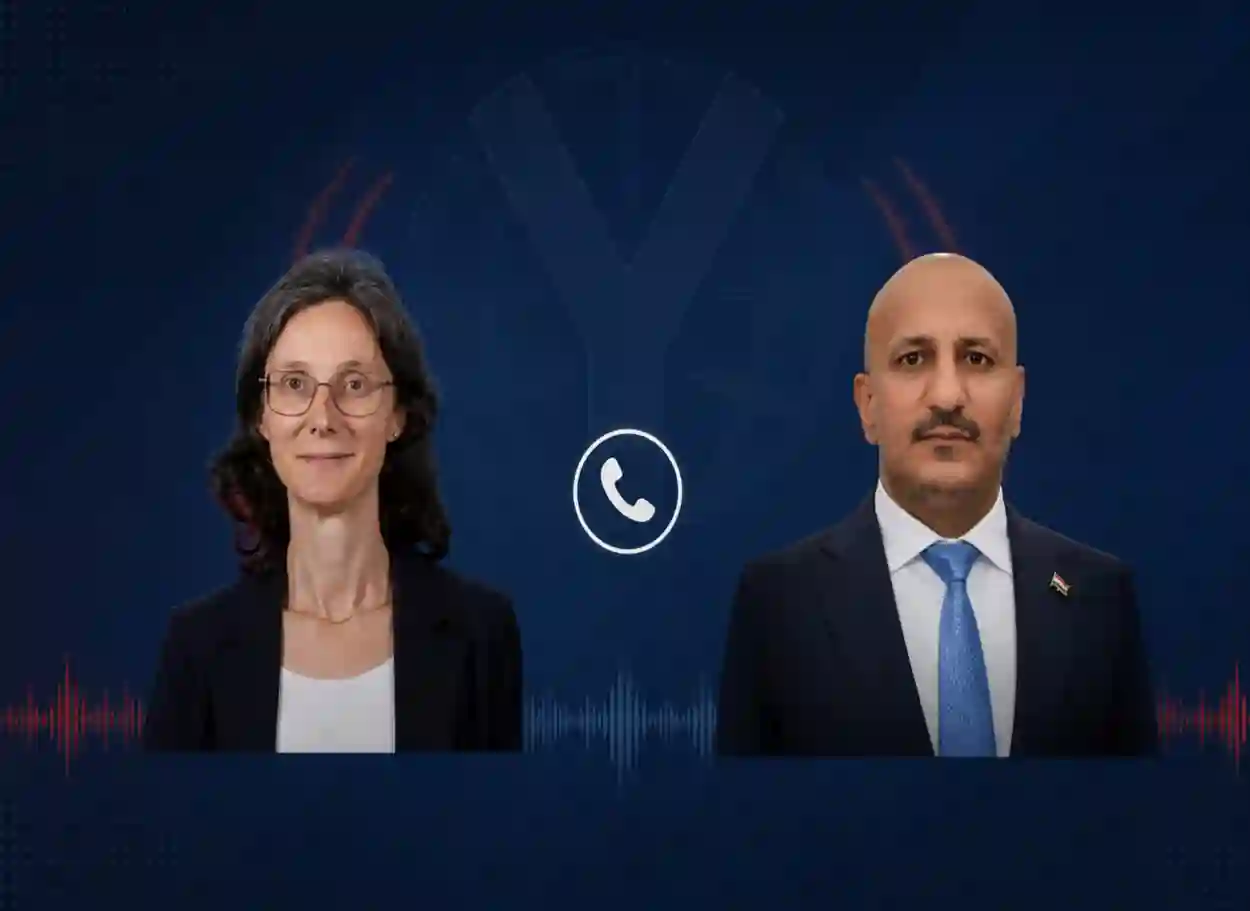 الفريق طارق صالح يلتقي السفيرة الفرنسية