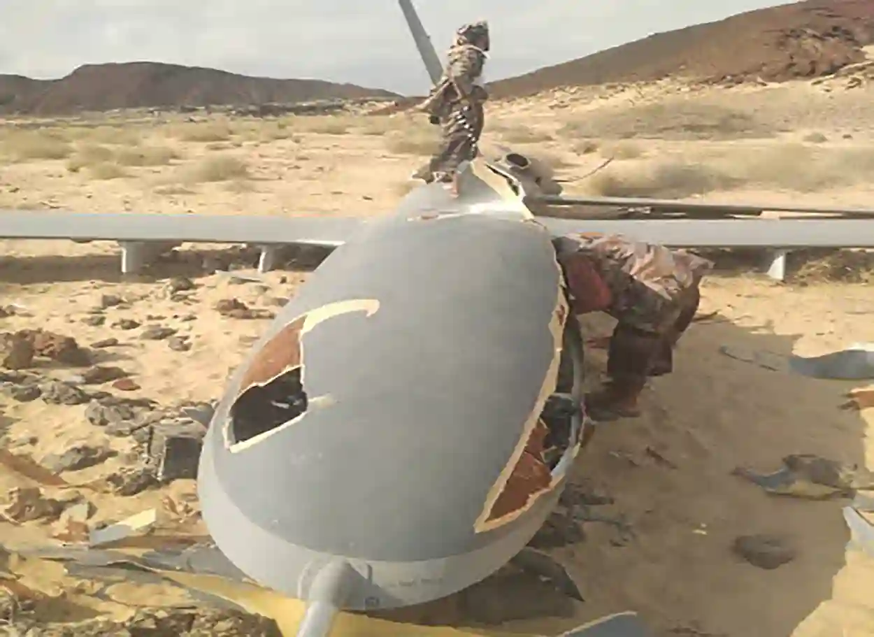 أبين.. سقوط طائرة مسيّرة في جبال المراقشة دون أضرار
