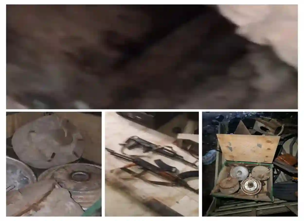 فيديو | حملة أمنية في الوازعية تضبط مطلوبين وتعثر على أسلحة وألغام وعبوات ناسفة