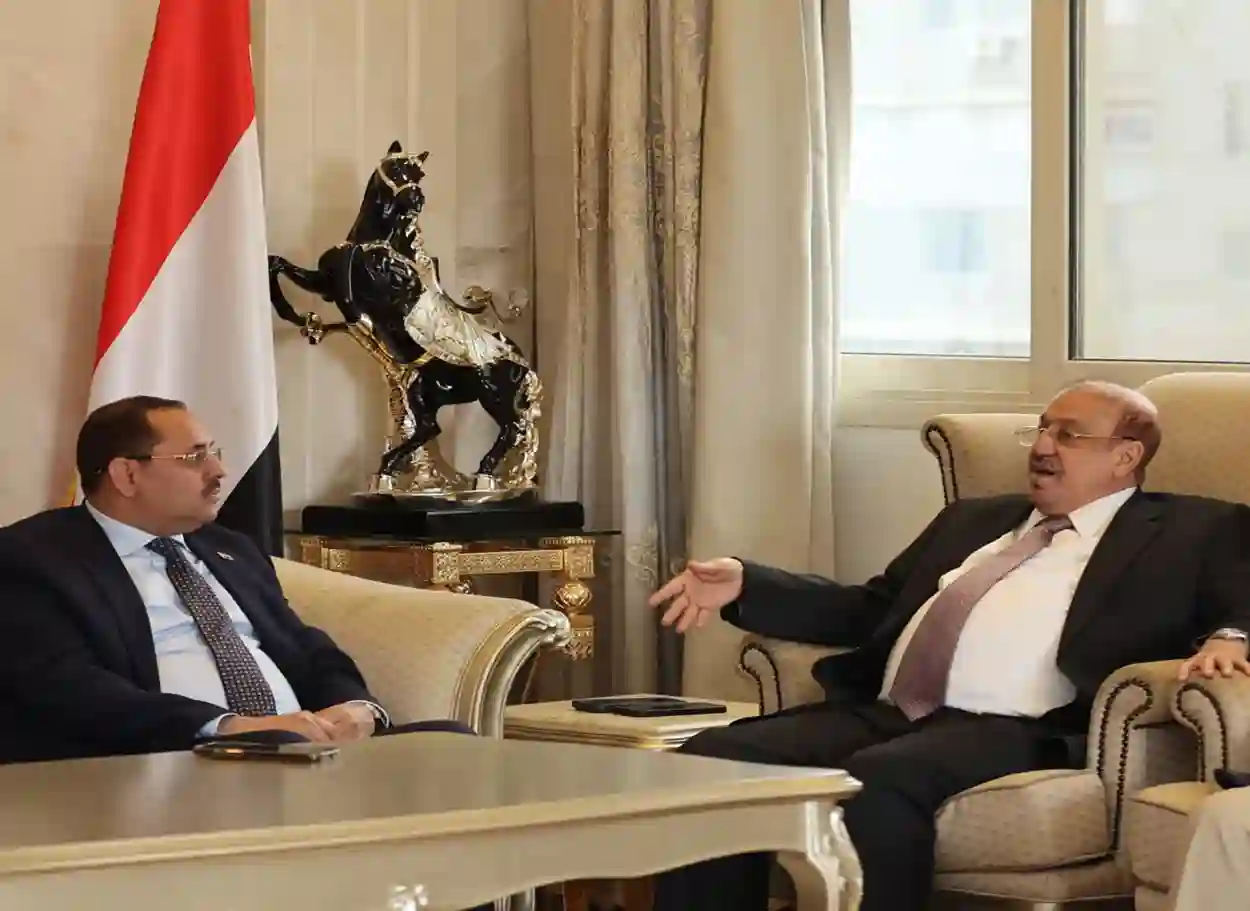 البركاني وأبو حورية يناقشان ترتيبات انعقاد البرلمان وإقرار موازنة 2026
