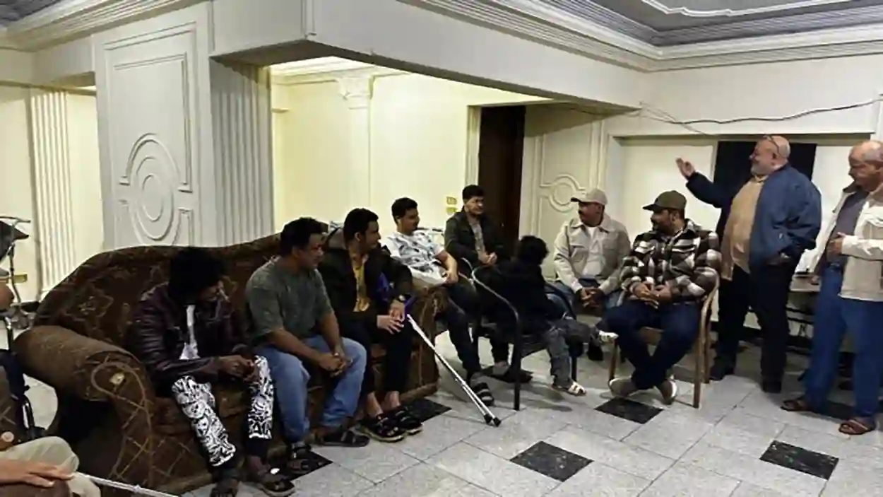 قائد اللواء الثاني تهامة يزور جرحى الساحل الغربي في مصر بتوجيهات من طارق صالح