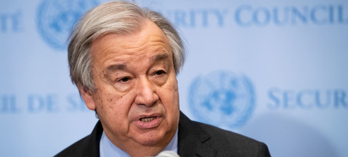 الأمين العام للأمم المتحدة يطالب الحوثيين بإطلاق العاملين بالمنظمة