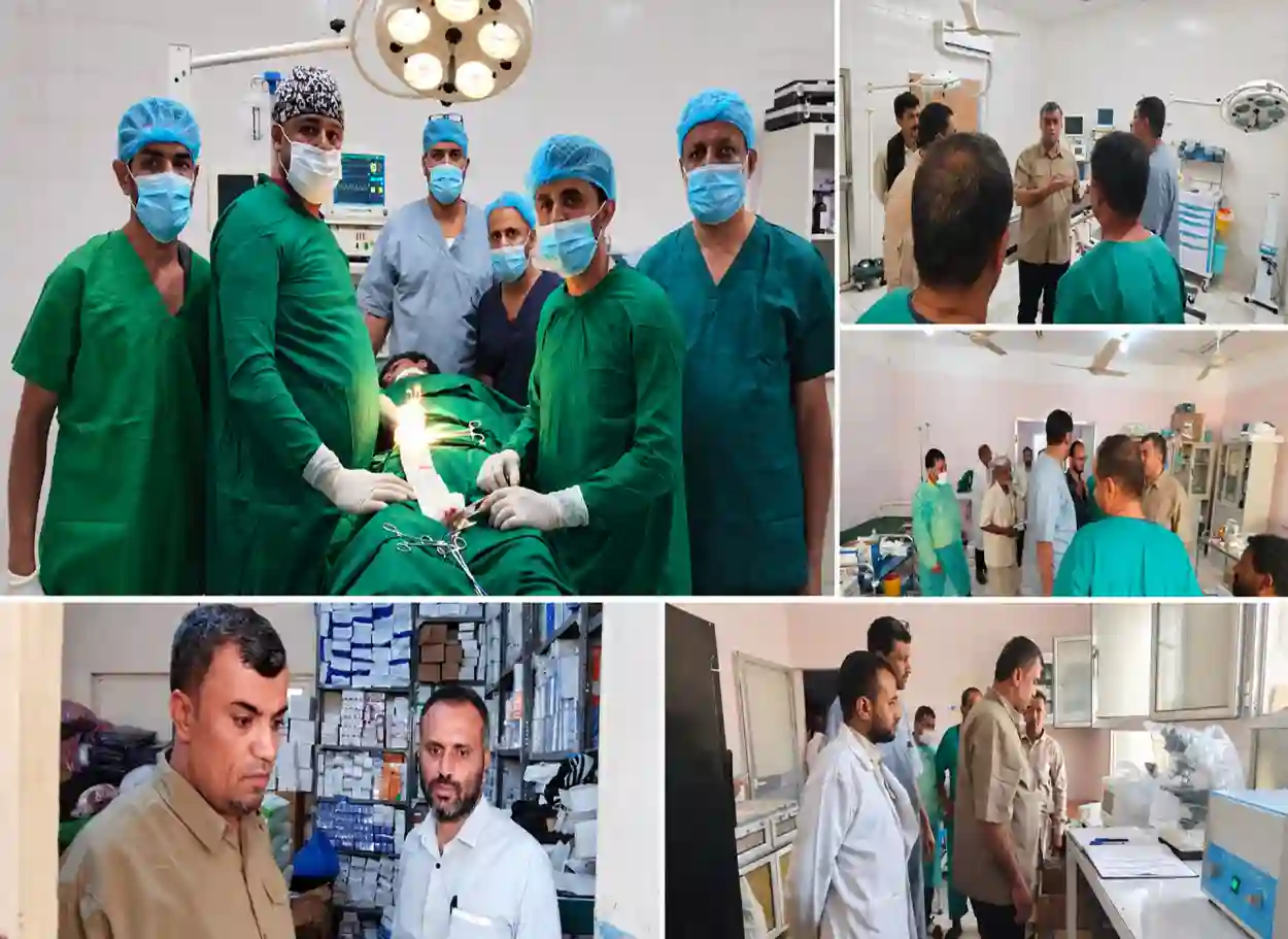 بدعم طارق صالح.. إعادة تشغيل مستشفى الشط والمركز الصحي بالمجزاع في لحج وافتتاح غرفة العمليات الجراحية