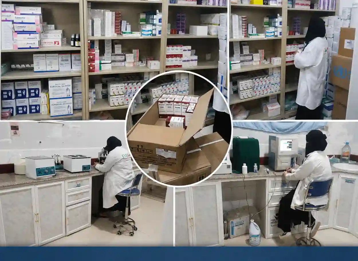 المقاومة الوطنية تواصل دعم مستشفى ذباب - المندب الريفي لضمان استمرارية الخدمات الصحية المجانية