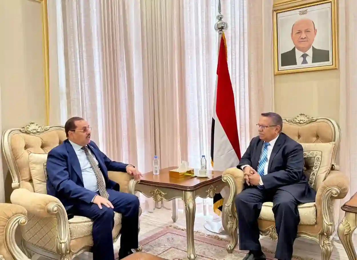 رئيس مجلس الشورى يلتقي وزير الدولة لشؤون مجلسي النواب والشورى