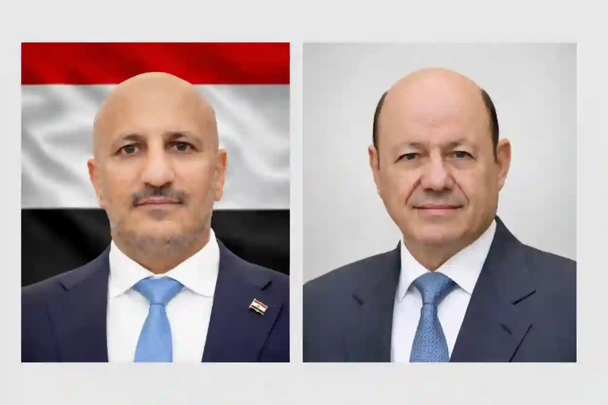 رئيس مجلس القيادة يشيد بجهود الفريق طارق صالح في مواجهة كارثة السيول بالساحل الغربي